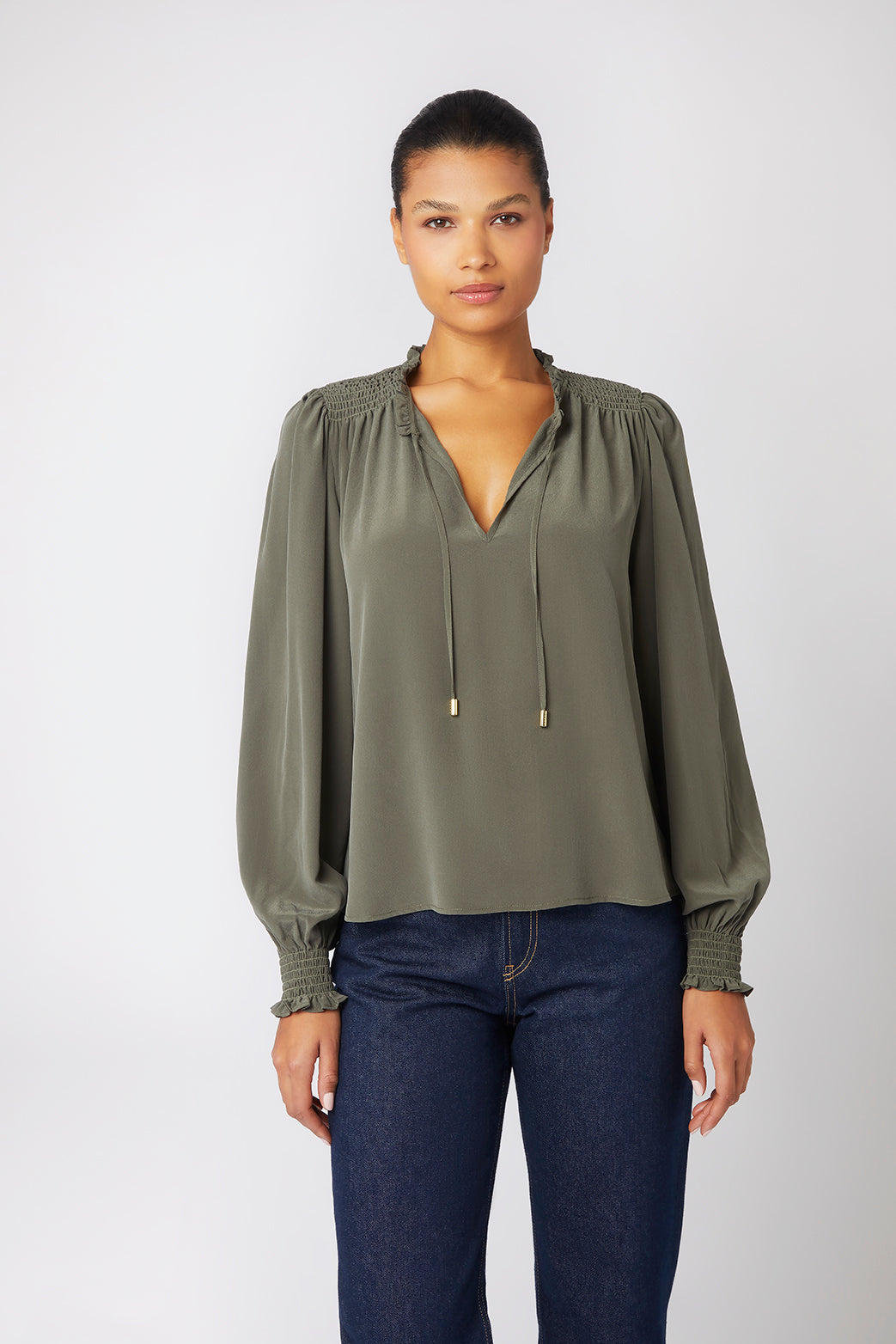 Westbourne Smocked Detail Blouse