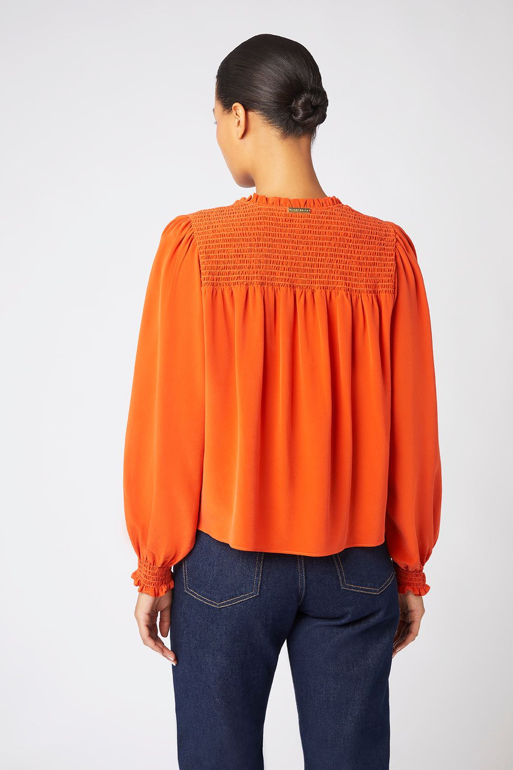 Marylebone Smocked Detail Blouse