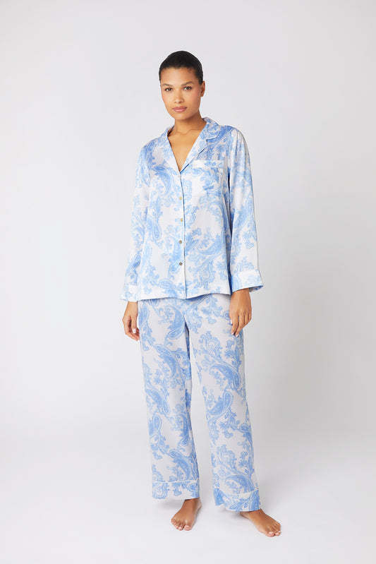 Venice Long Sleeve Silk Pyjama Set