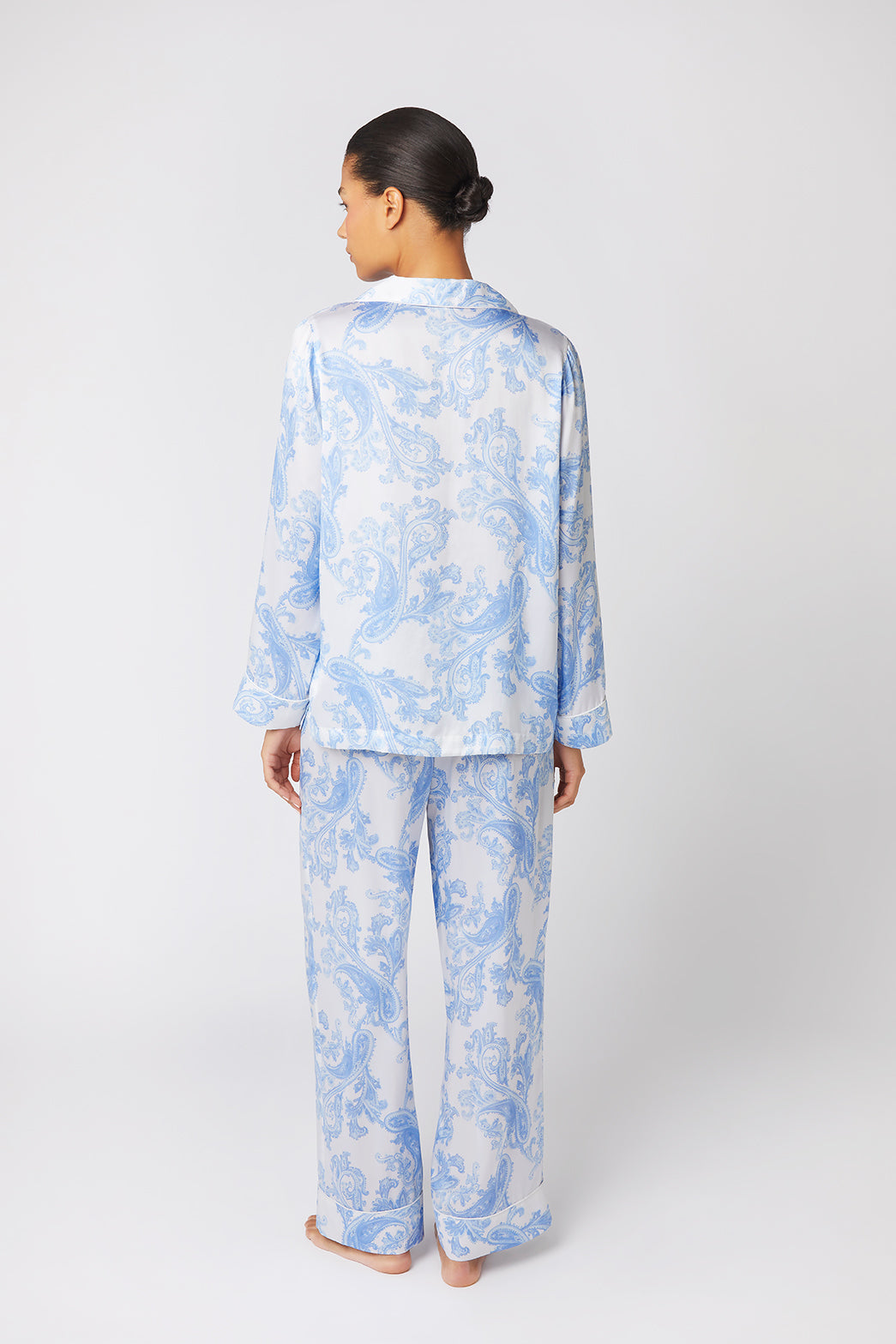 Venice Long Sleeve Silk Pyjama Set