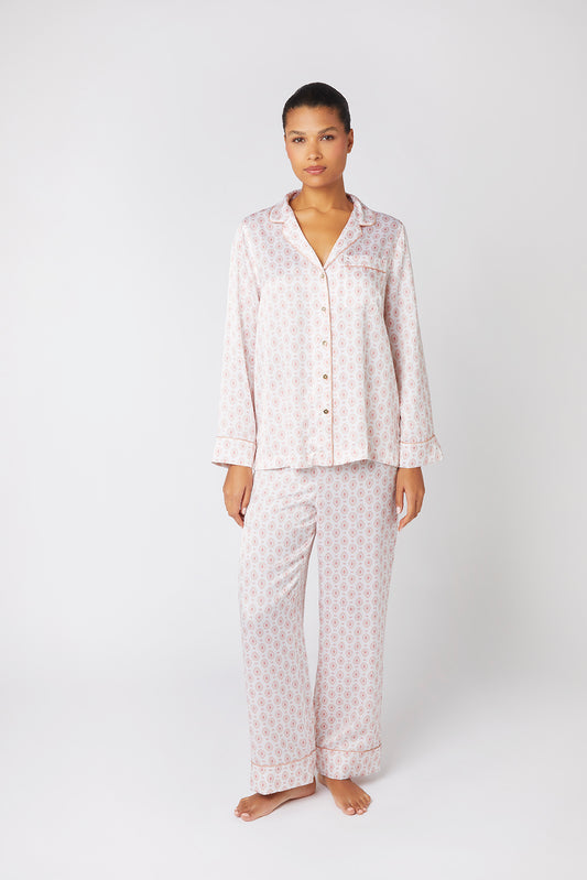 Venice Long Sleeve Silk Pyjama Set