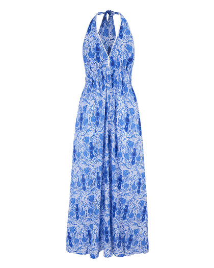 Heidi Klein - UK Store - Lake Como Halterneck Maxi Dress