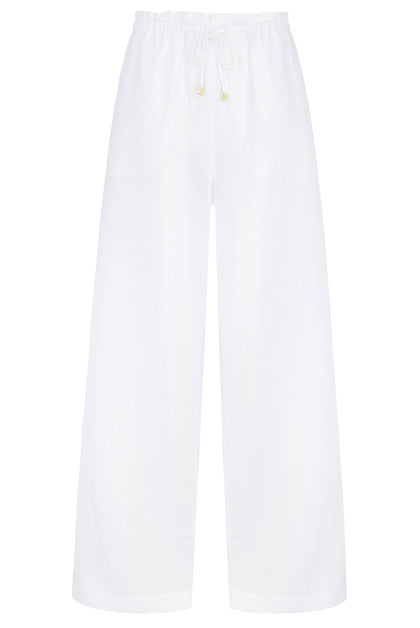 Heidi Klein - UK Store - White Bay Drawstring Trousers