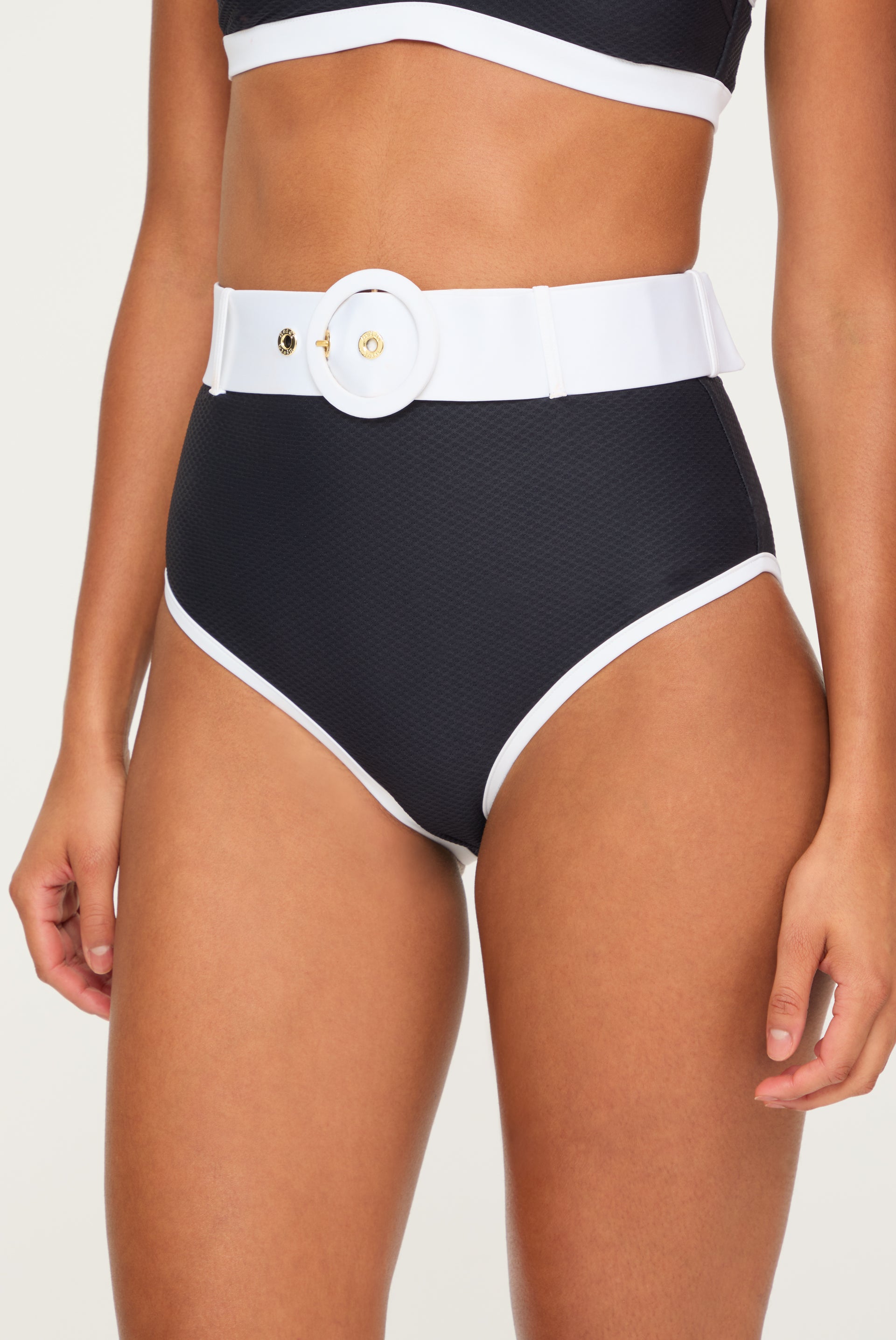 Pampelonne Belted High Waist Bottom