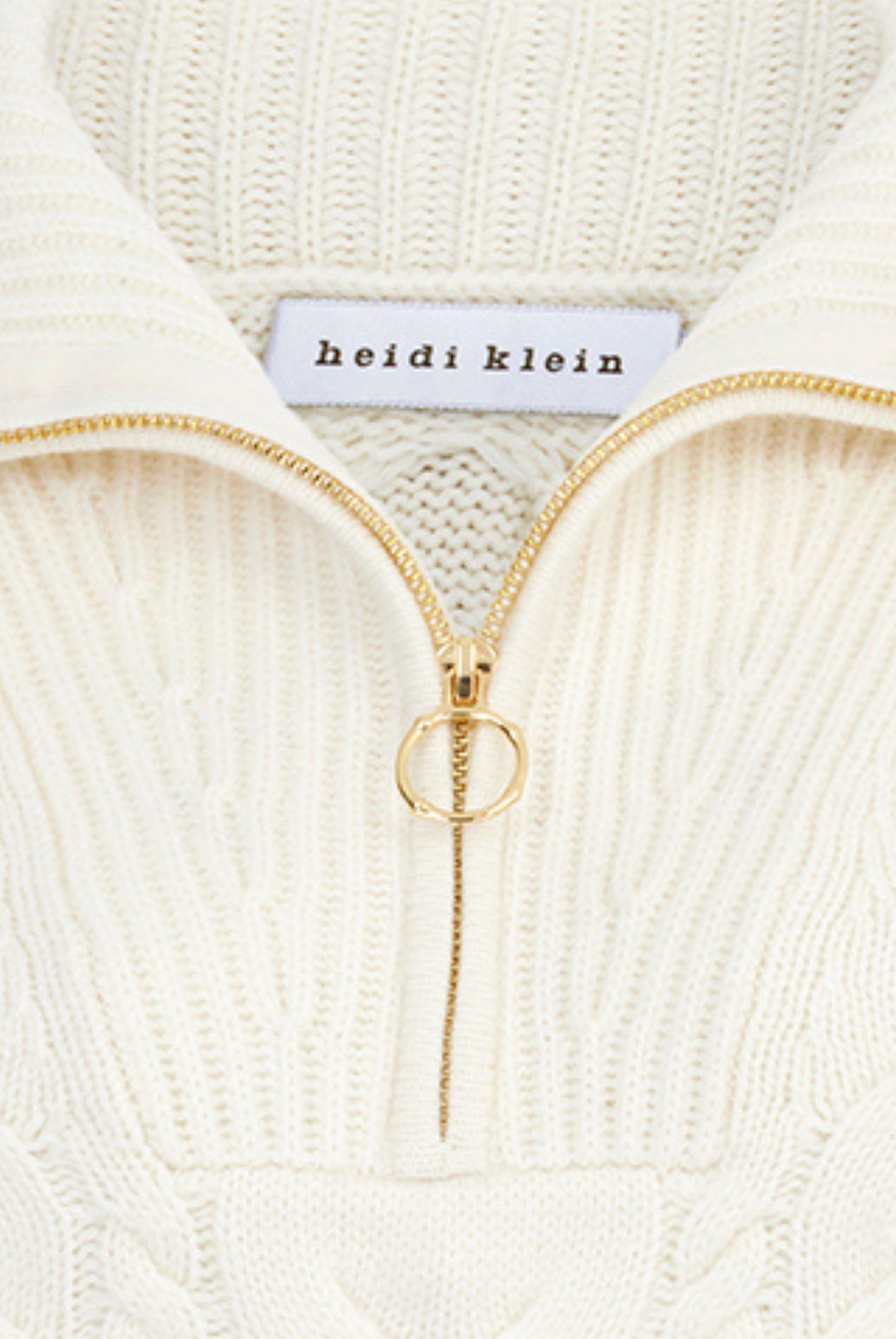 Cream Lake Tahoe Half Zip Jumper