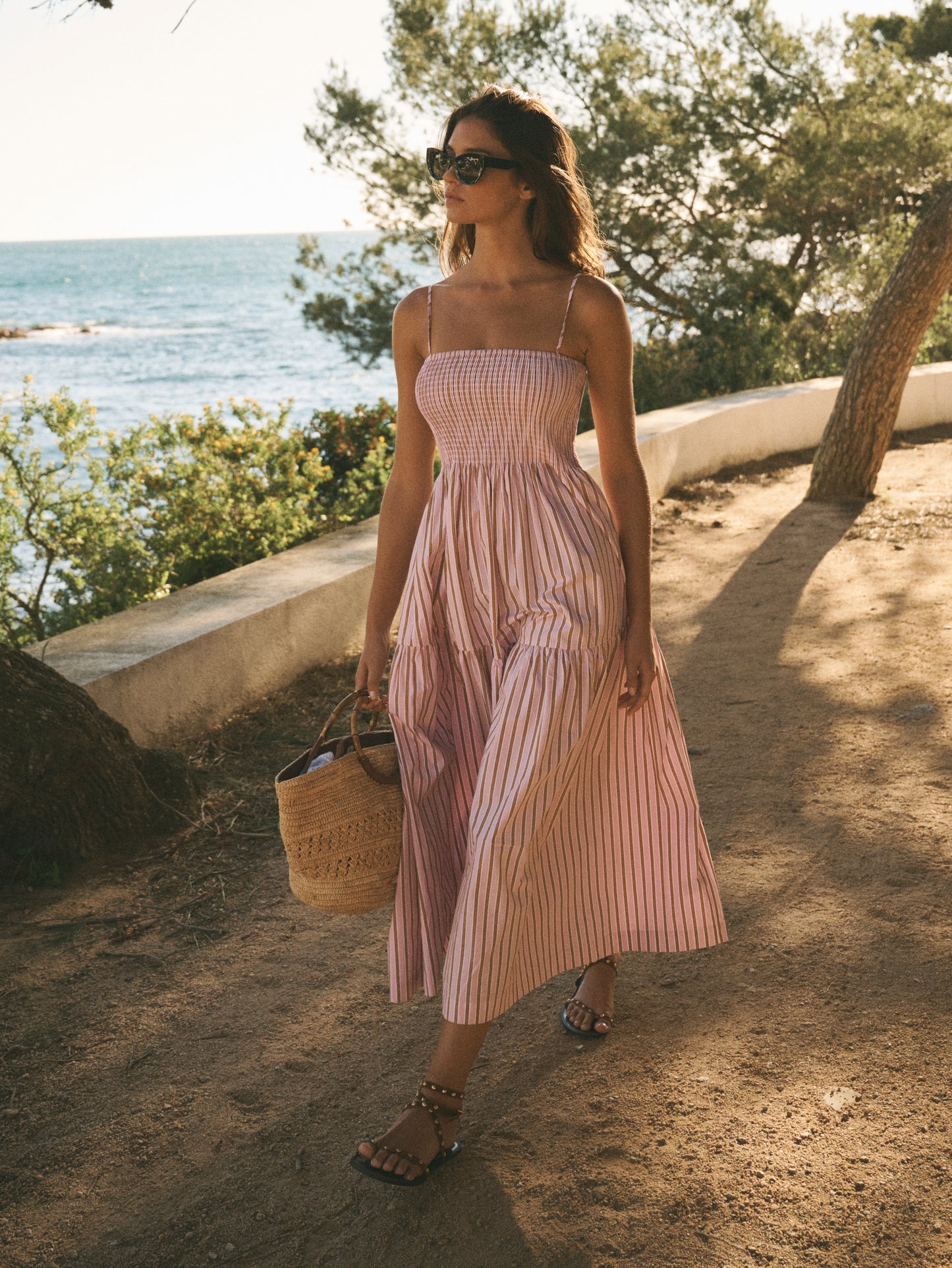 Tramonti Smocked Dress