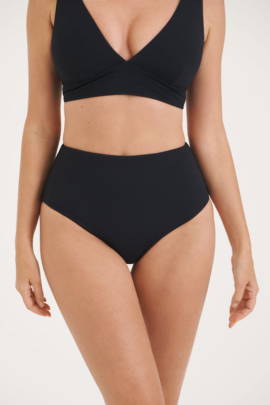 Sculpt Black High Waisted Bottom