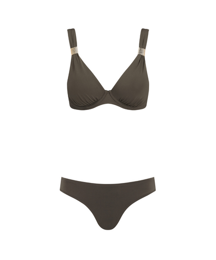 Heidi Klein - UK Store - Lake Maggiore Slider Plunge Bikini
