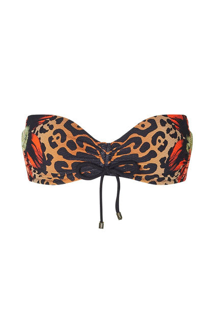 Heidi Klein - UK Store - Leopard Bandeau Bikini Top