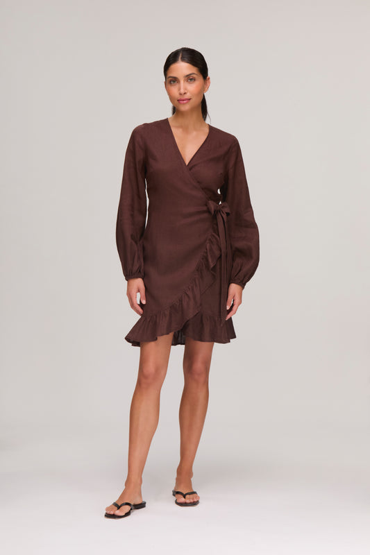 Legzira Mini Wrap Dress
