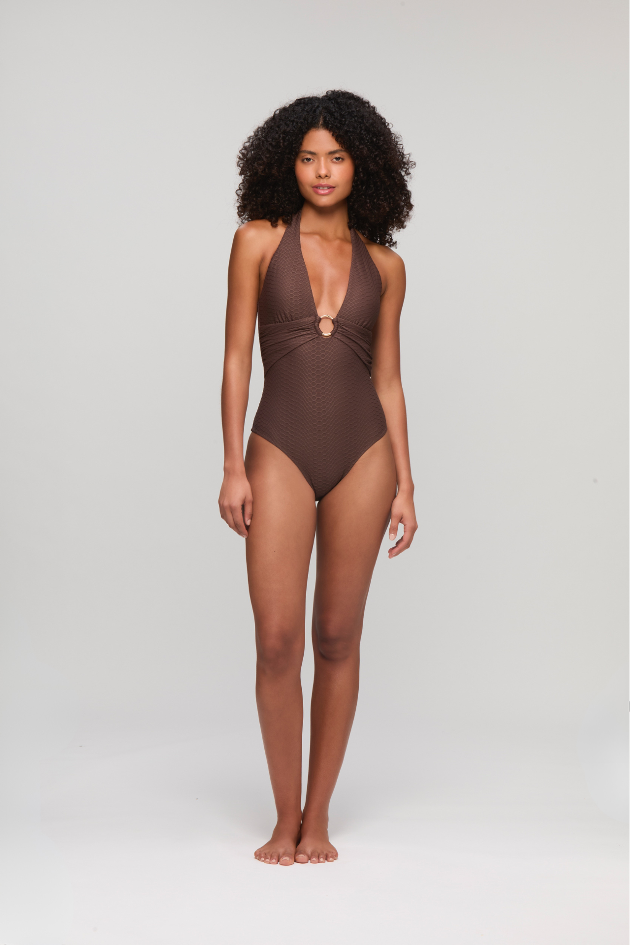 Legzira Ring Halterneck Swimsuit