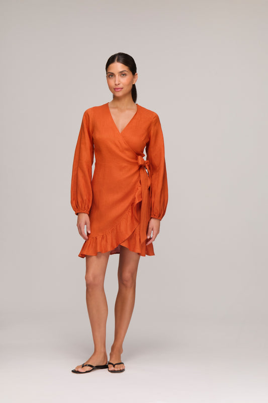 Marrakesh Mini Wrap Dress