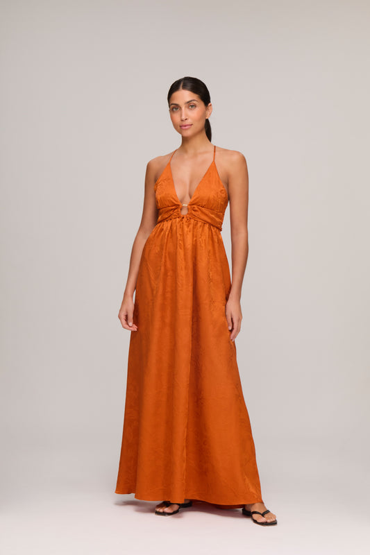 Marrakesh Silk Maxi Dress