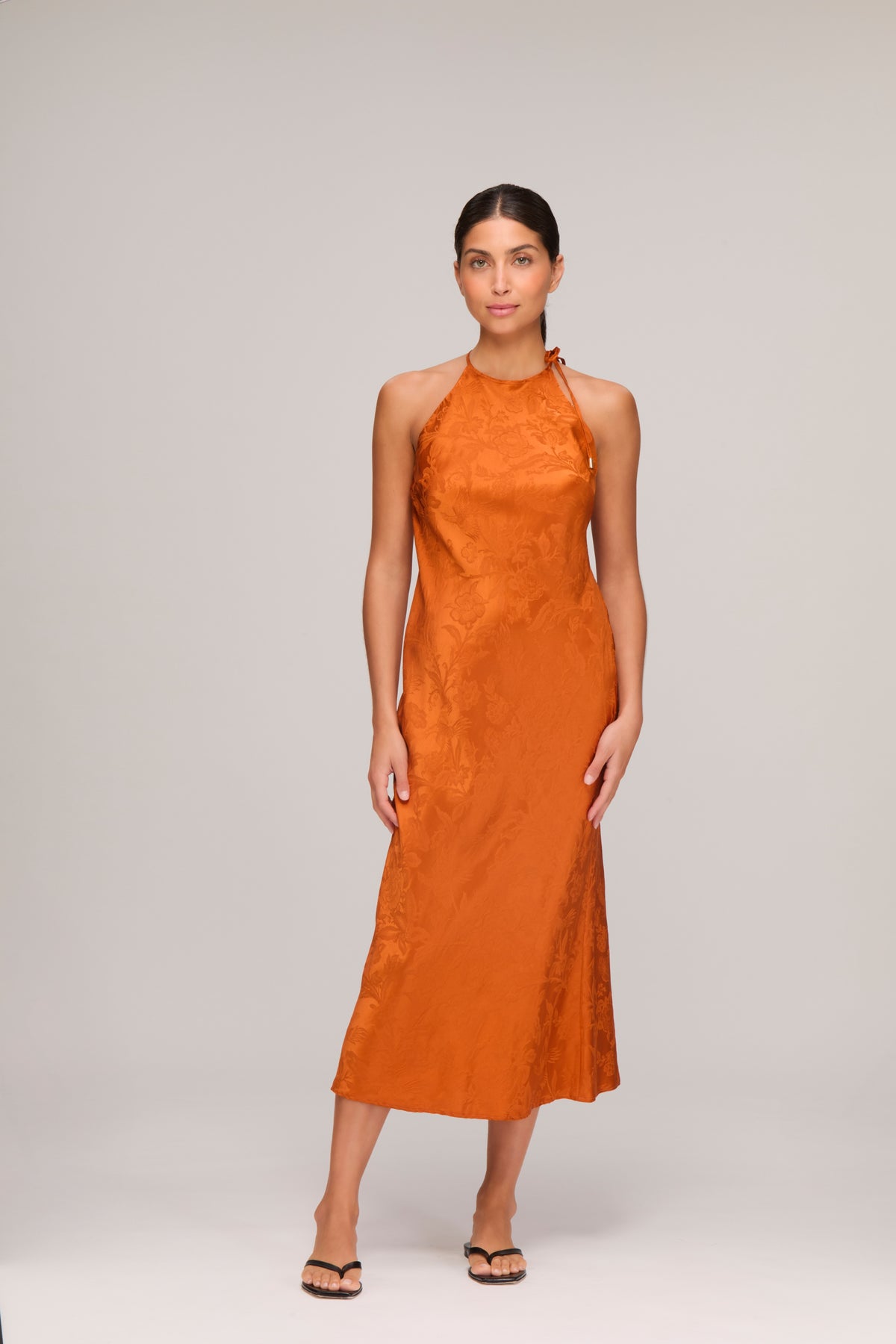 Marrakesh Silk Midi Dress