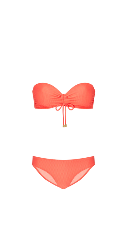 Heidi Klein - UK Store - Portofino Ruched Bandeau Bikini