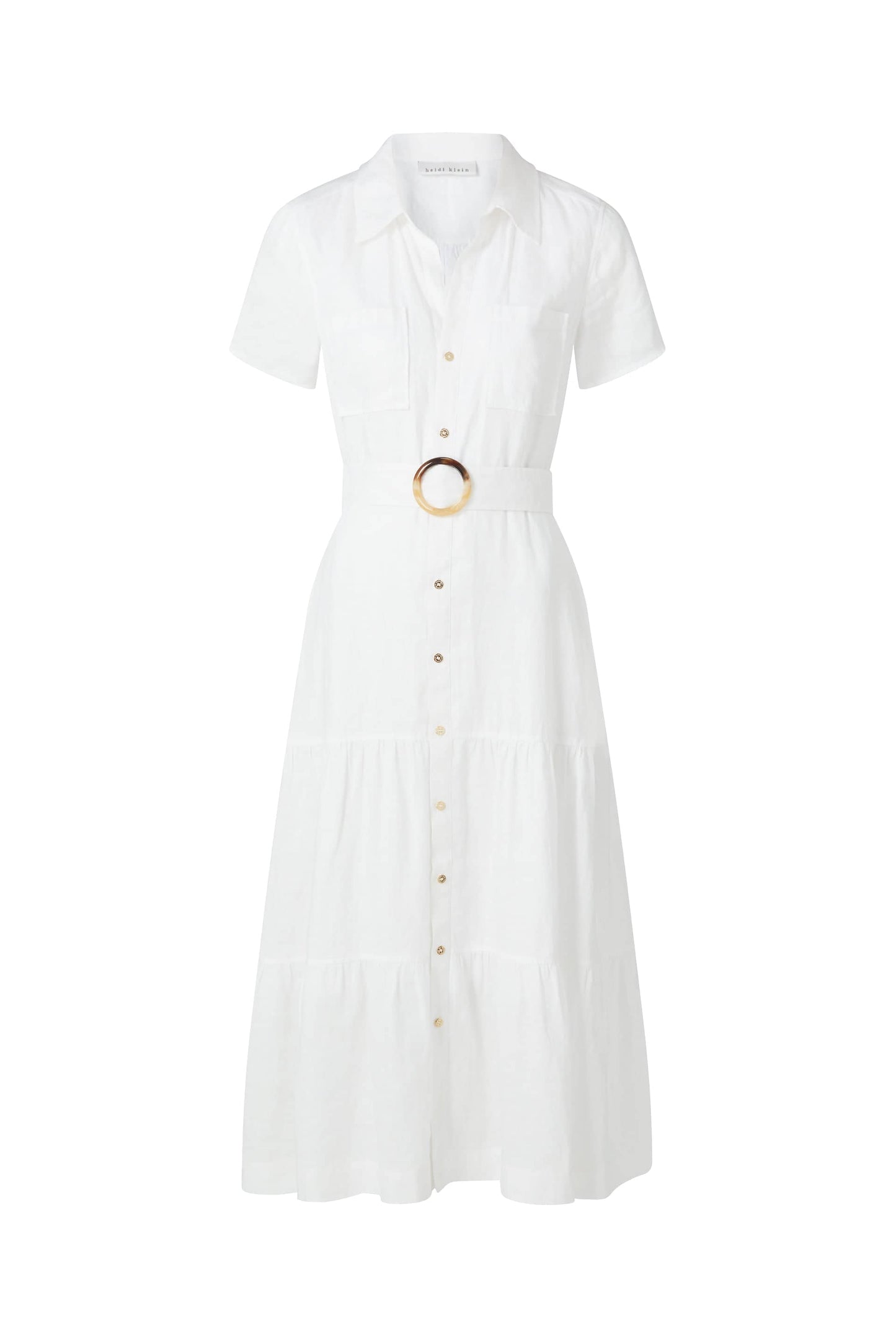 Mitsio Island Short Sleeve Shirt Dress