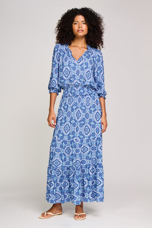 Mykonos Smocked Waist Maxi Dress