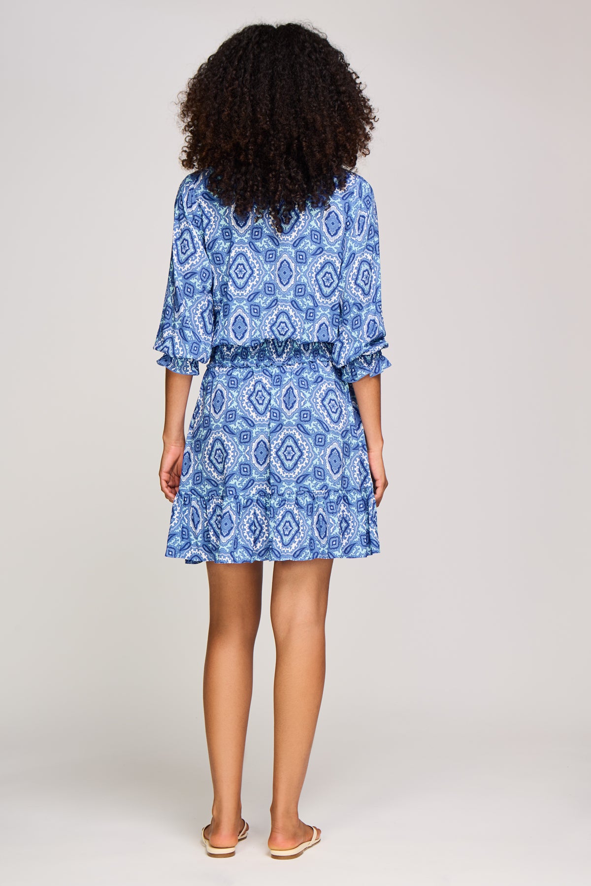 Mykonos Smocked Waist Mini Dress