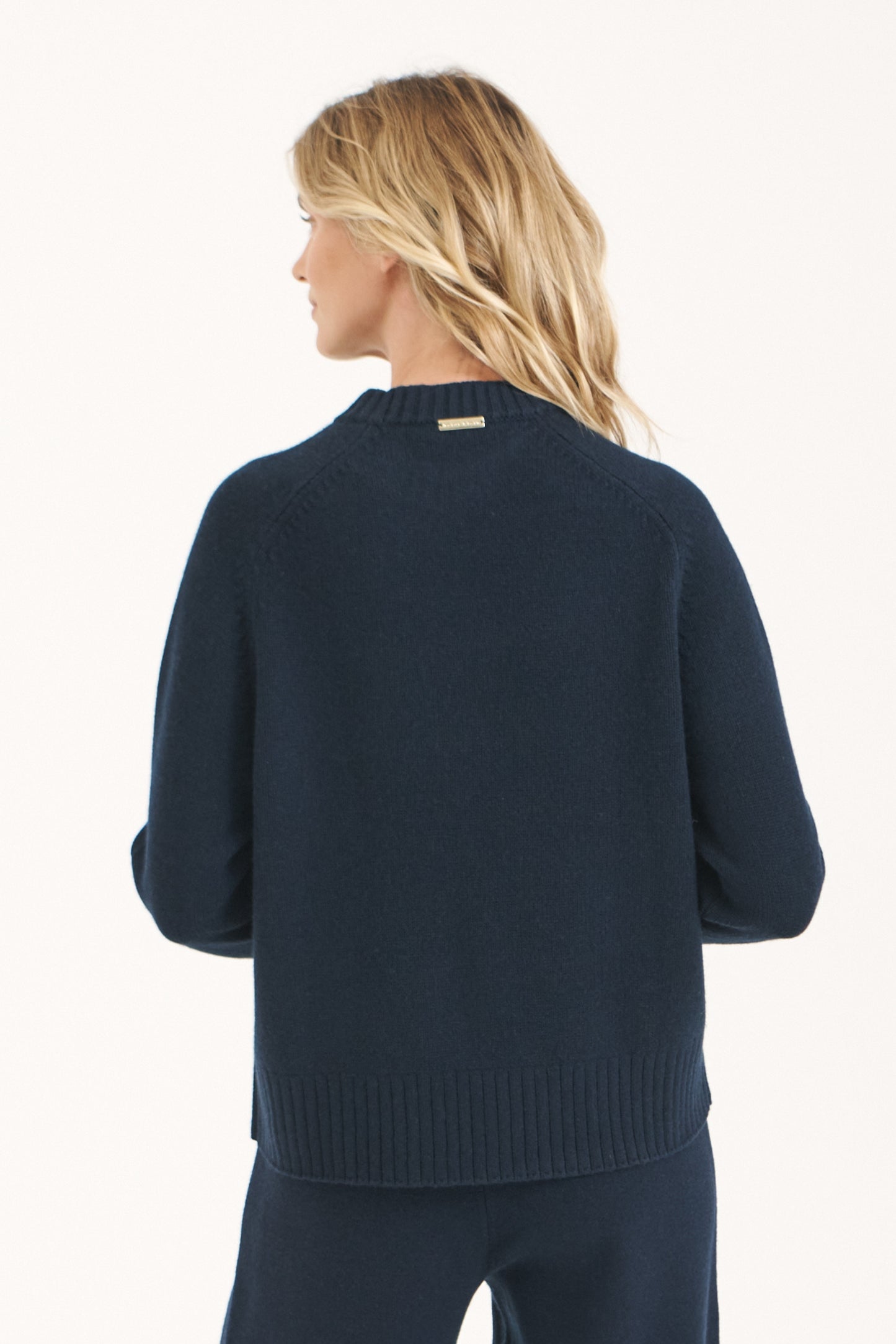 Navy Aspen Crew Neck Jumper