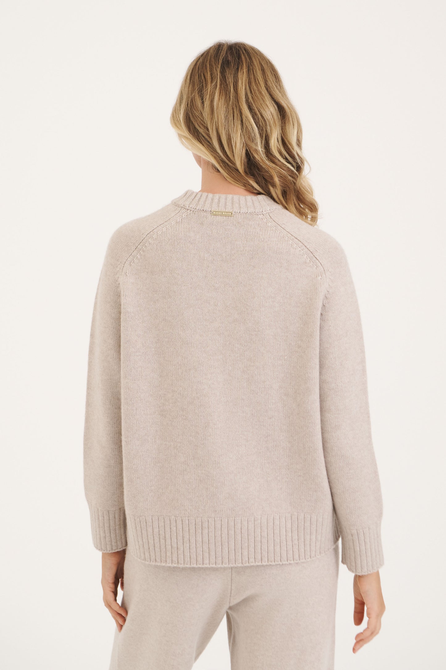 Oatmeal Aspen Crew Neck Jumper