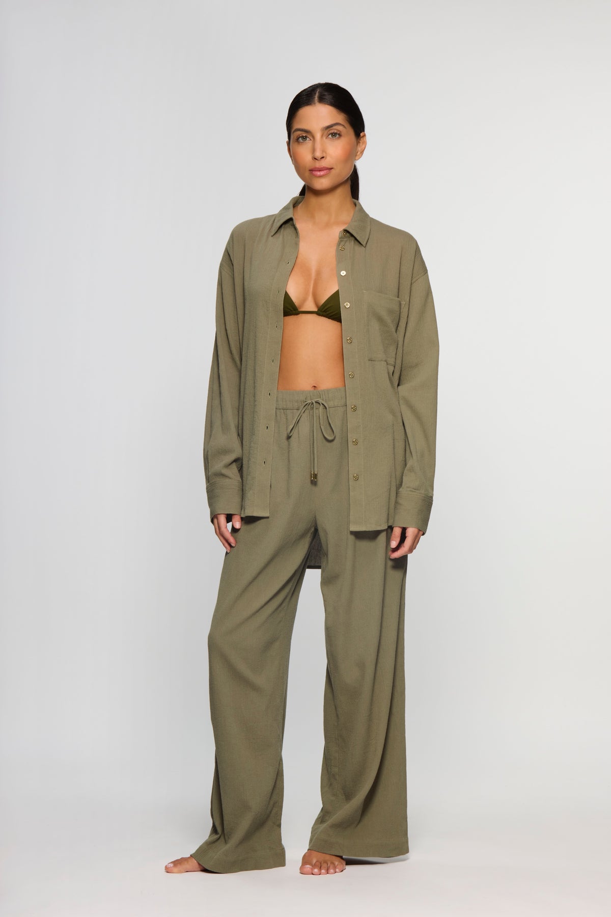 Olive Green Shirt
