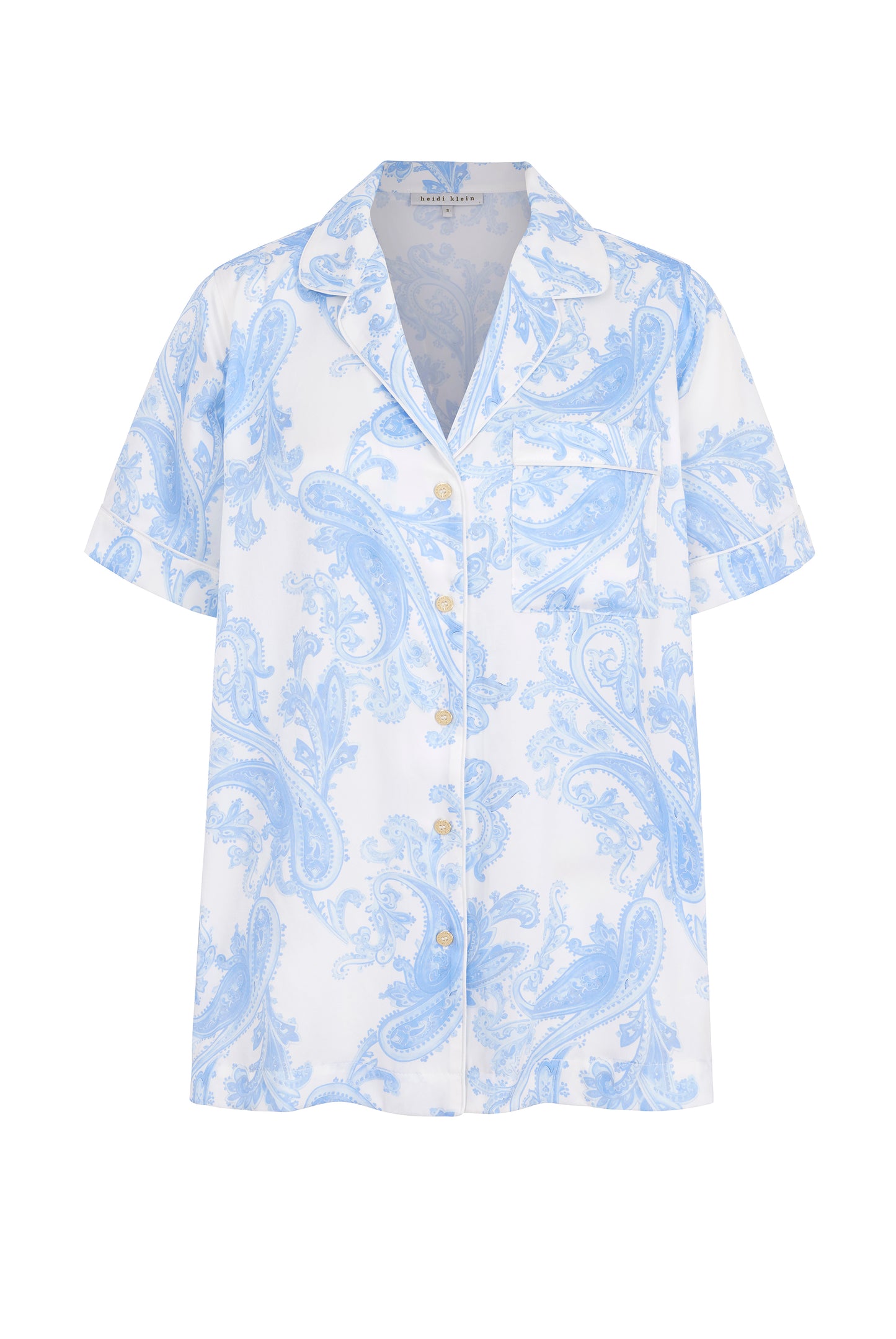 Lucca Short Sleeve Silk Pyjama set