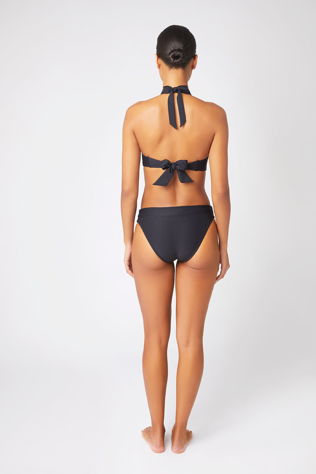 Perissa Scallop Halterneck Top