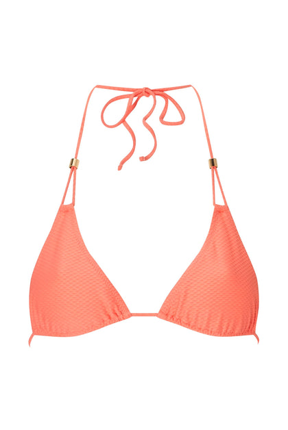 Heidi Klein - UK Store - Portofino Double String Coral Bikini Top
