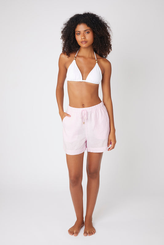 Palermo Linen Drawstring Shorts