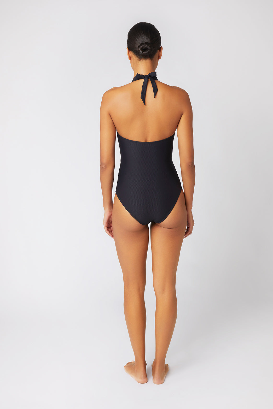 Perissa Scallop Halterneck Swimsuit