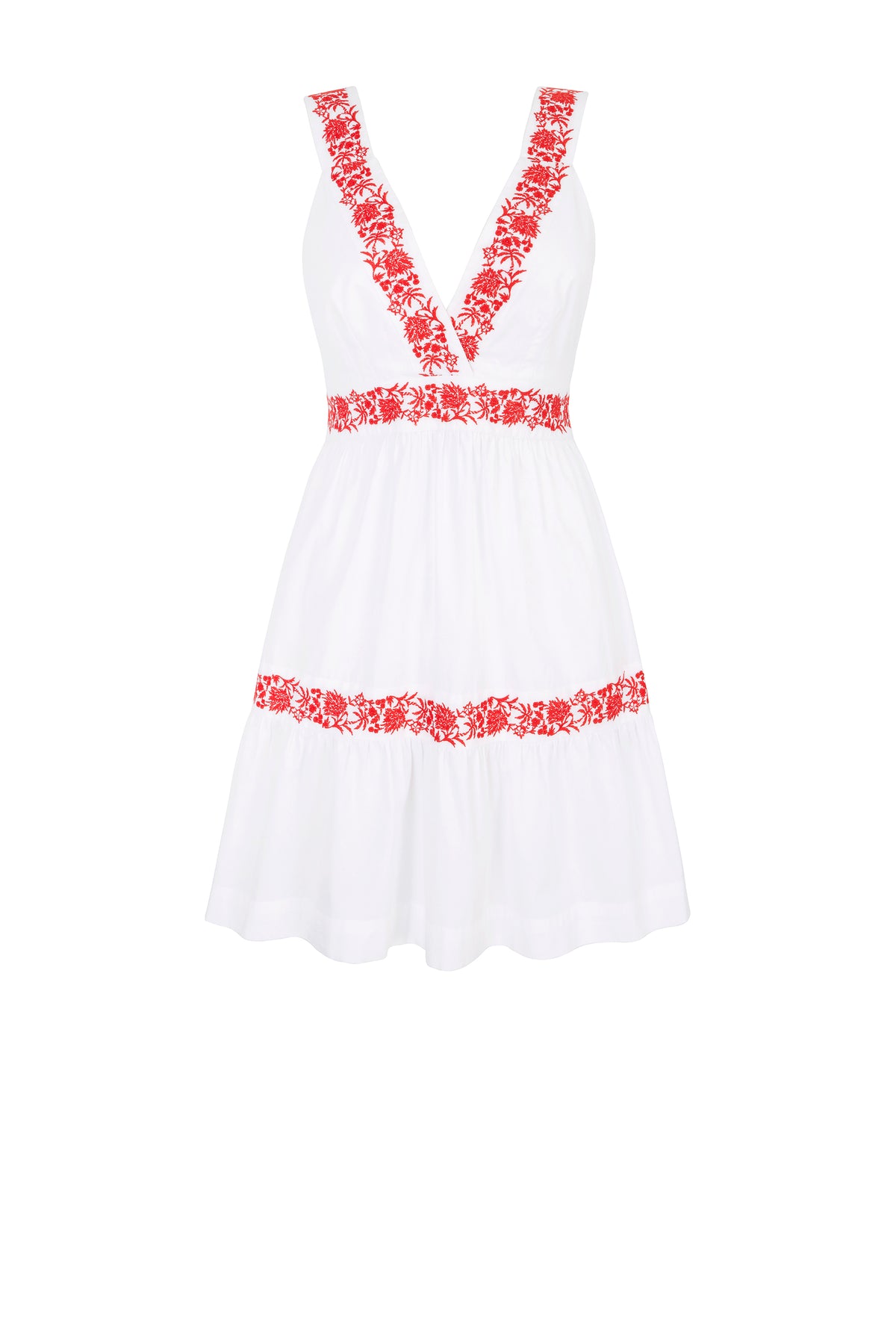 Petalia Embroidered Mini Dress