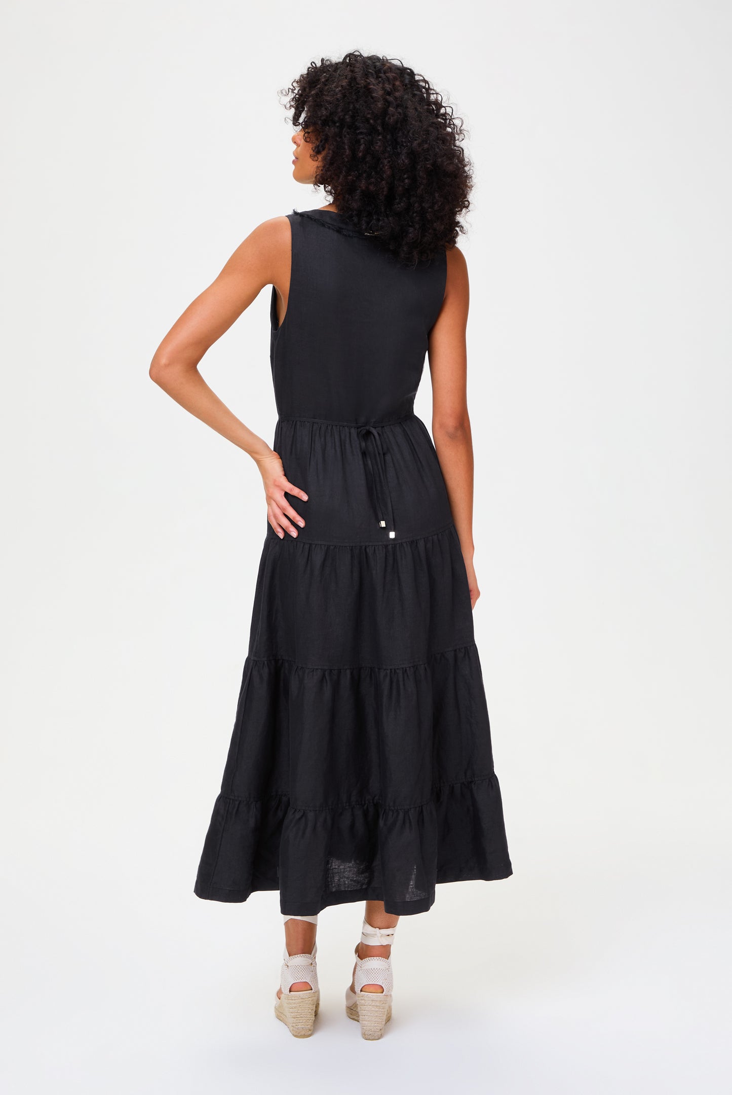 La Bocana Plunge Maxi Dress