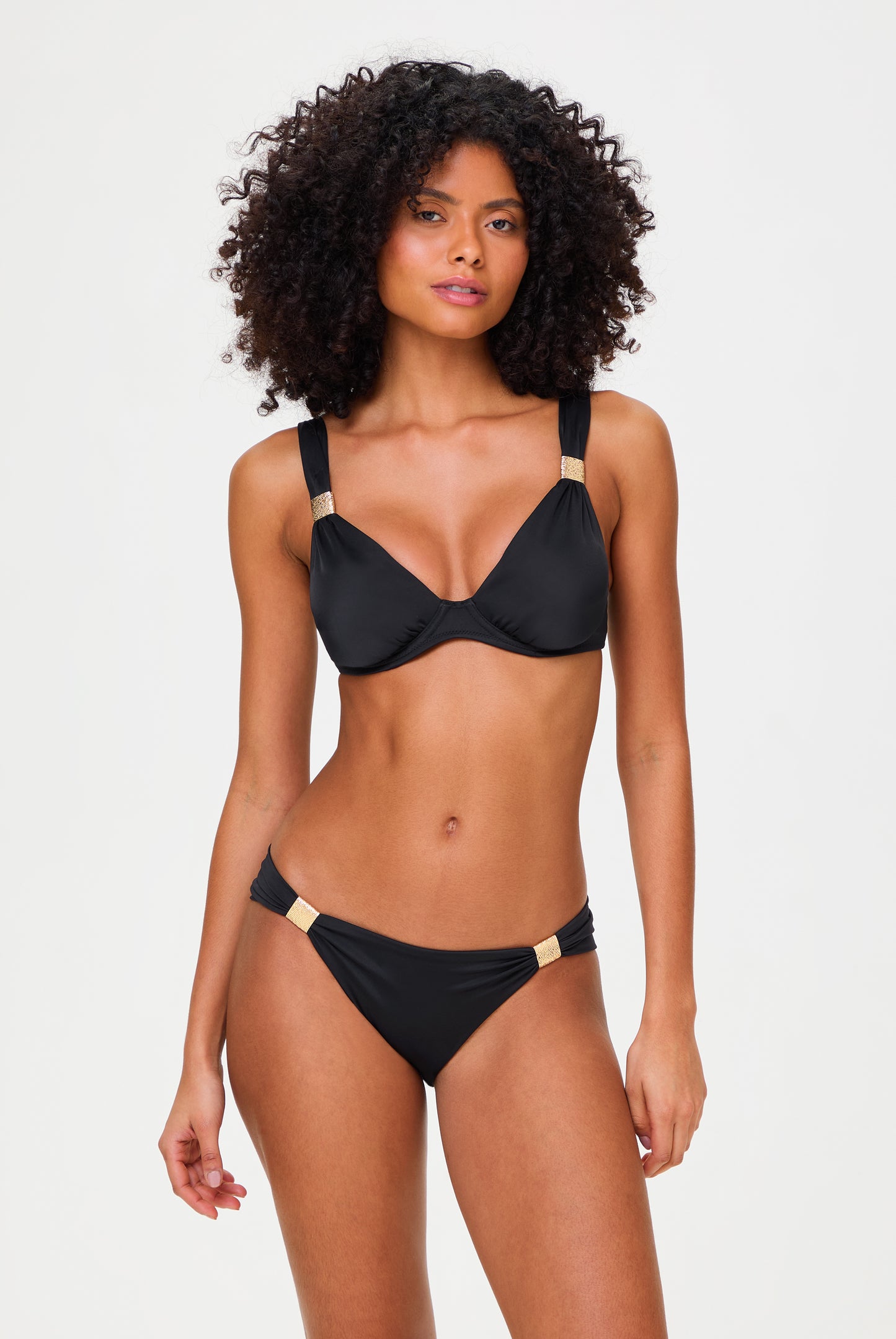 La Bocana Slider Plunge Bikini with Hipster Bottom