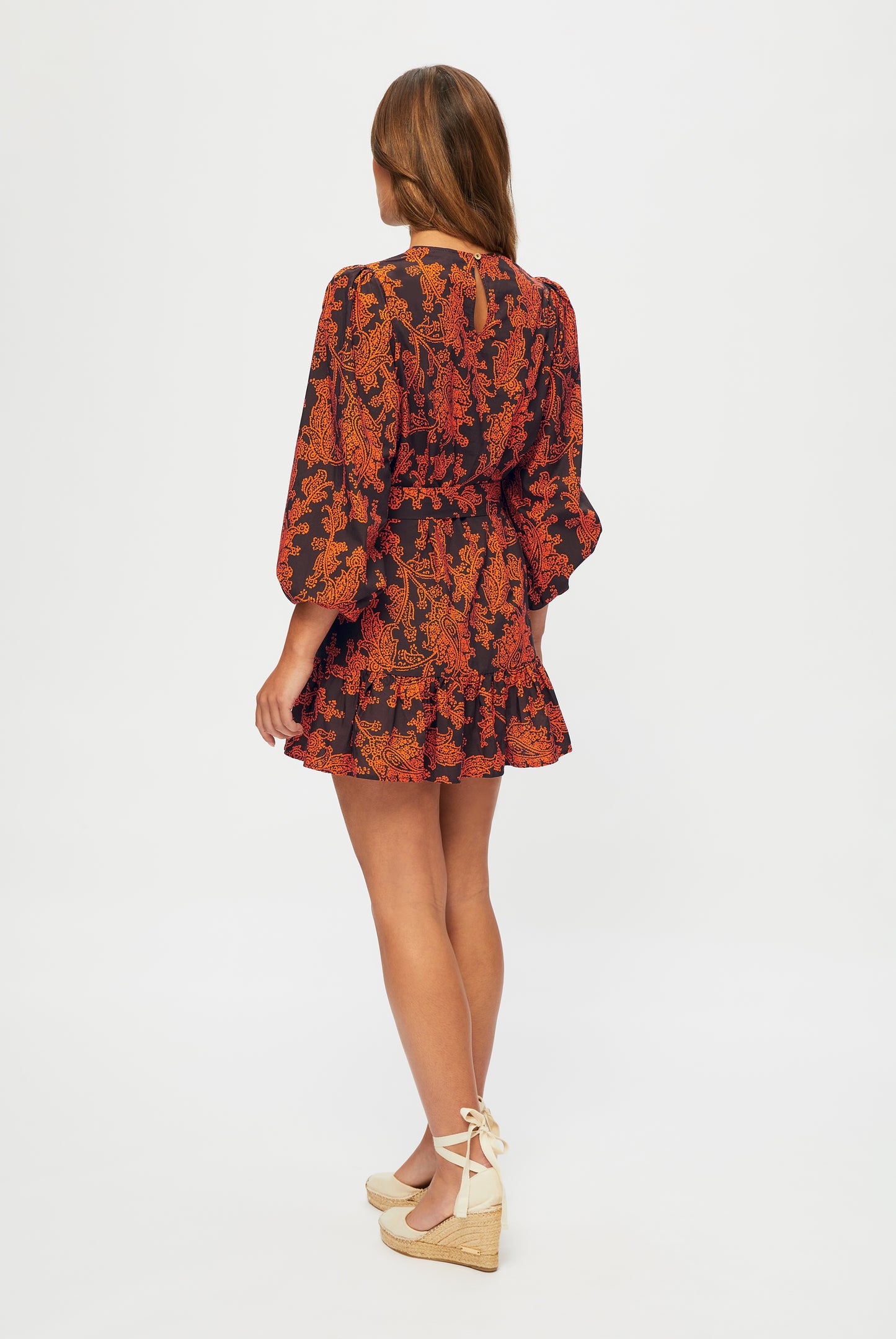 La Peñita Long Sleeve Mini Dress