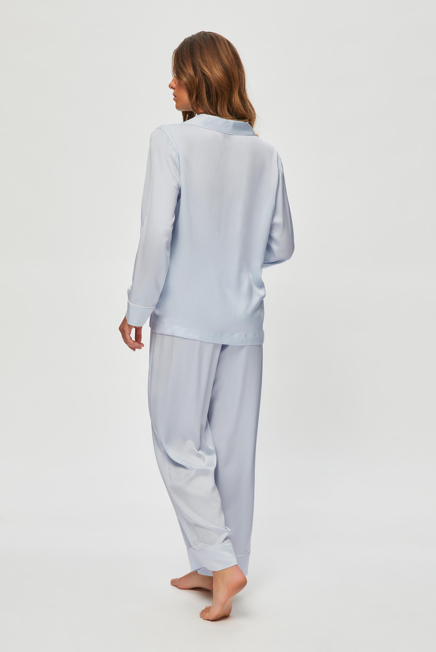 Venice Long Sleeve Silk Pyjama Set