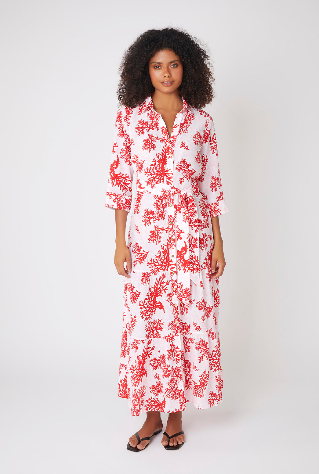 Scala Silk Shirt Dress
