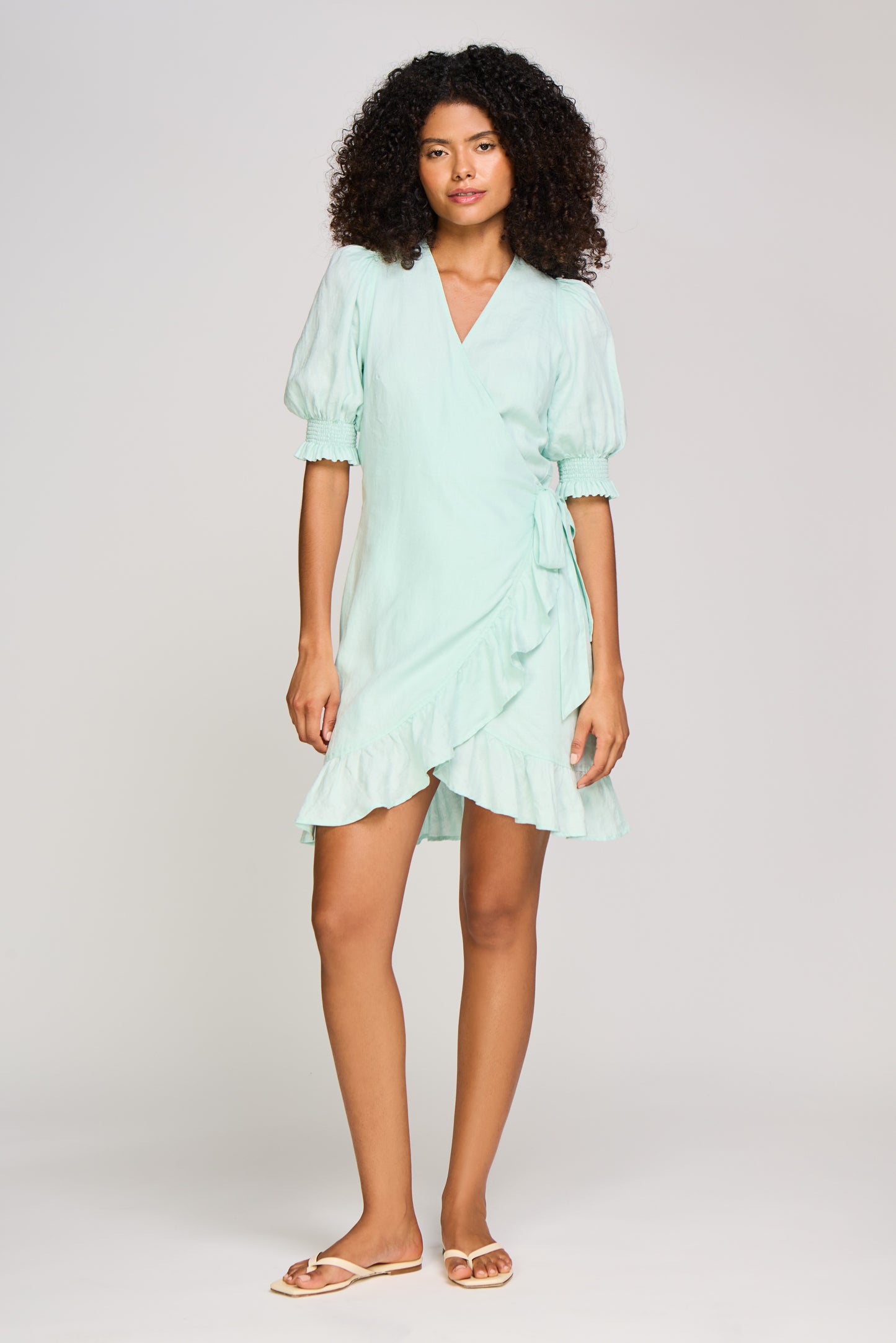 Corfu Mini Wrap Dress