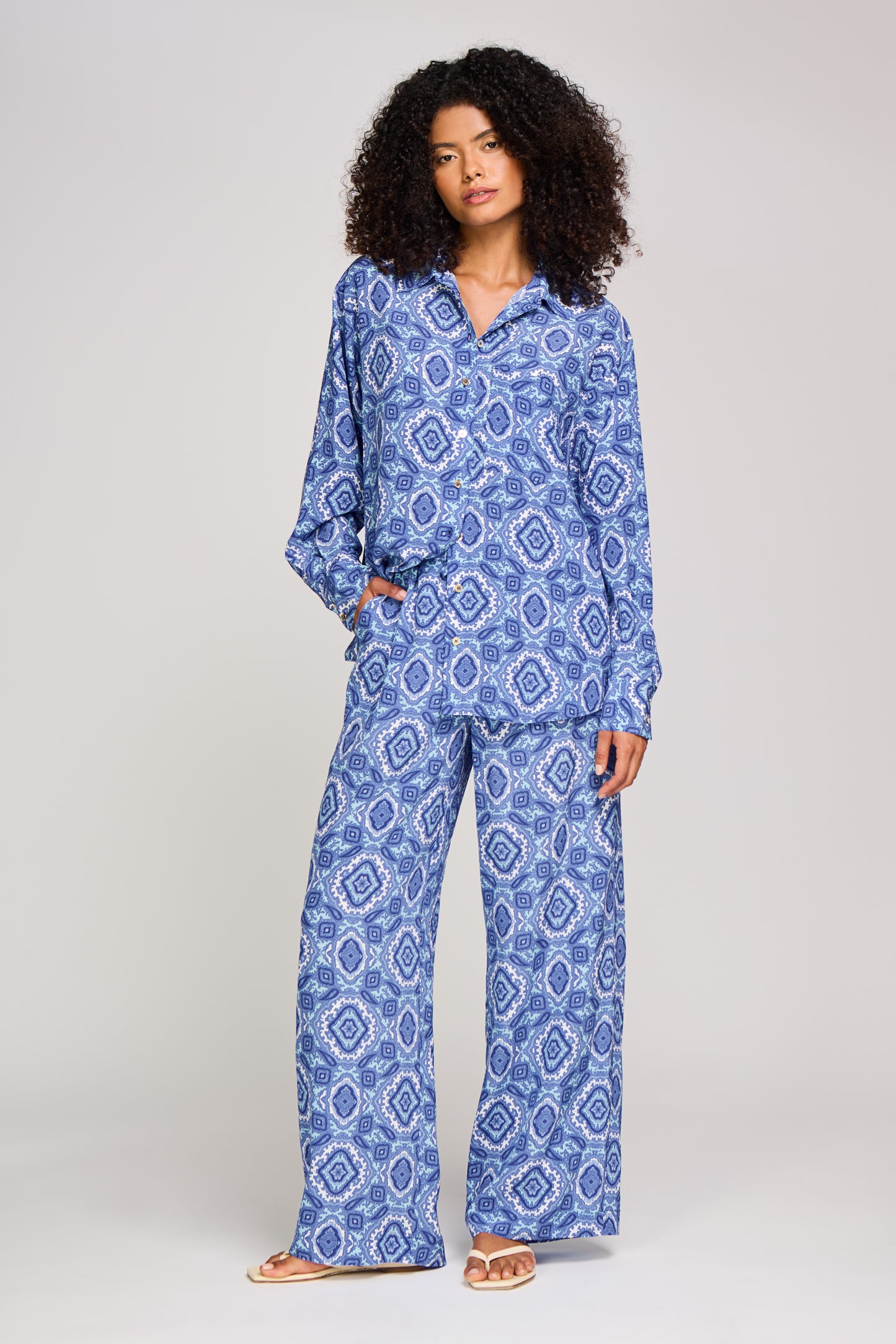 Mykonos Beach Shirt & Trousers Co-Ord