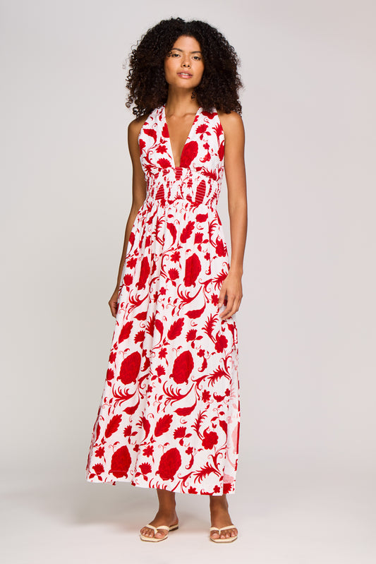 Evia Cross Back Maxi Dress