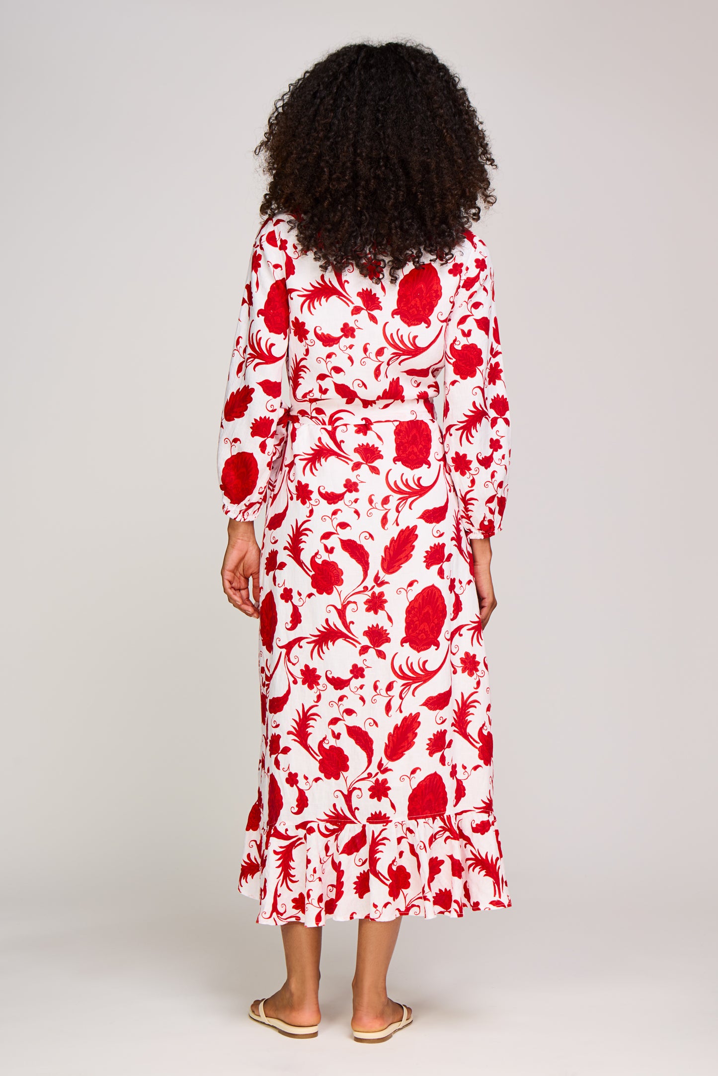 Evia Midi Wrap Dress