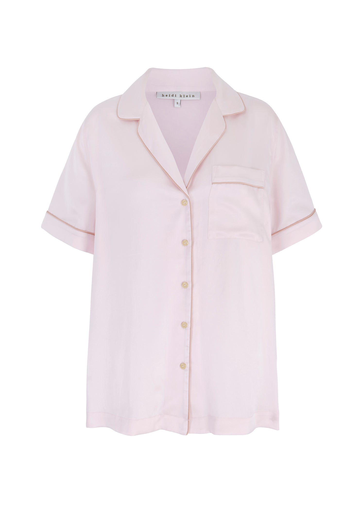 Lucca Short Sleeve Silk Pyjama Set