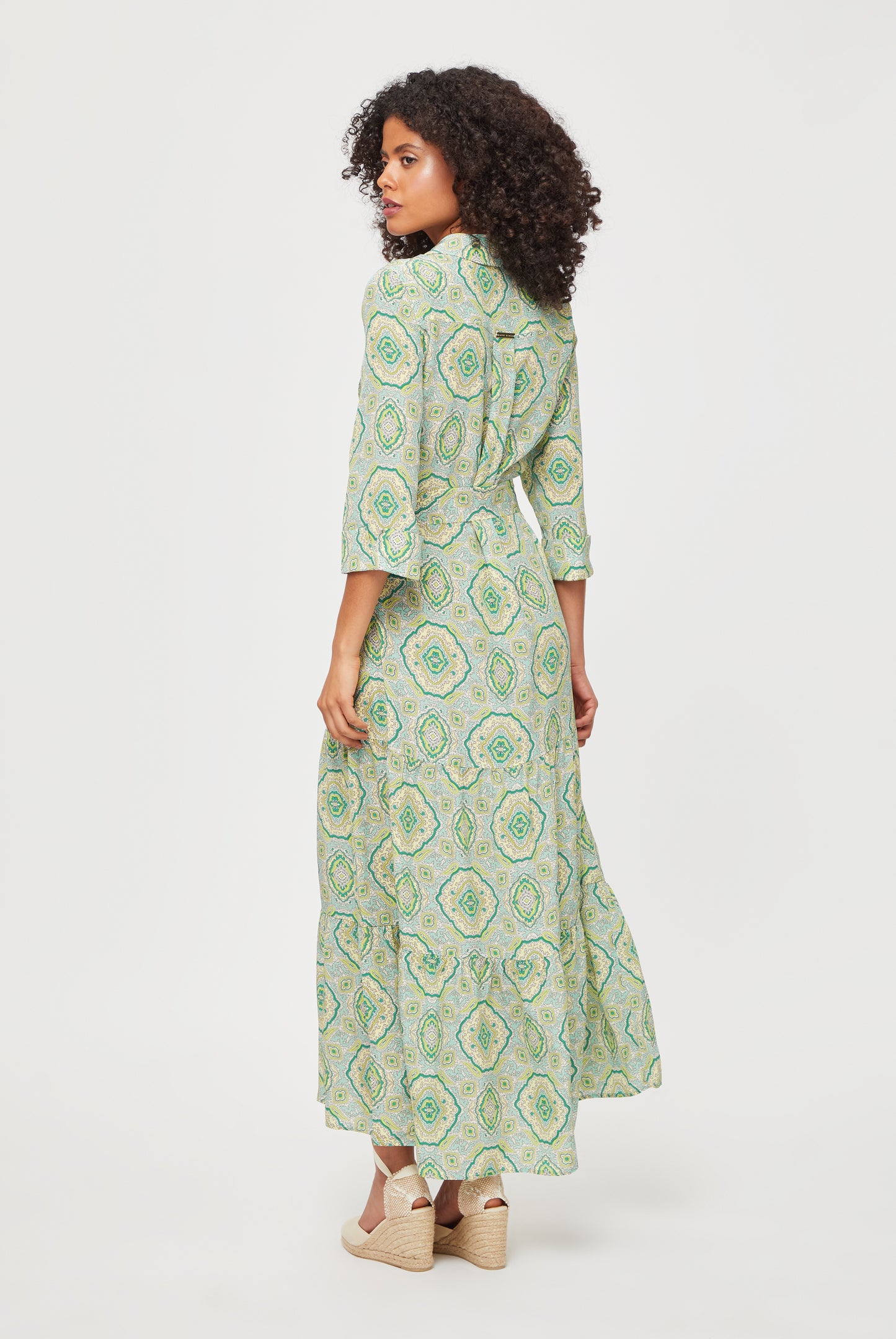 Hacienda Silk Shirt Dress