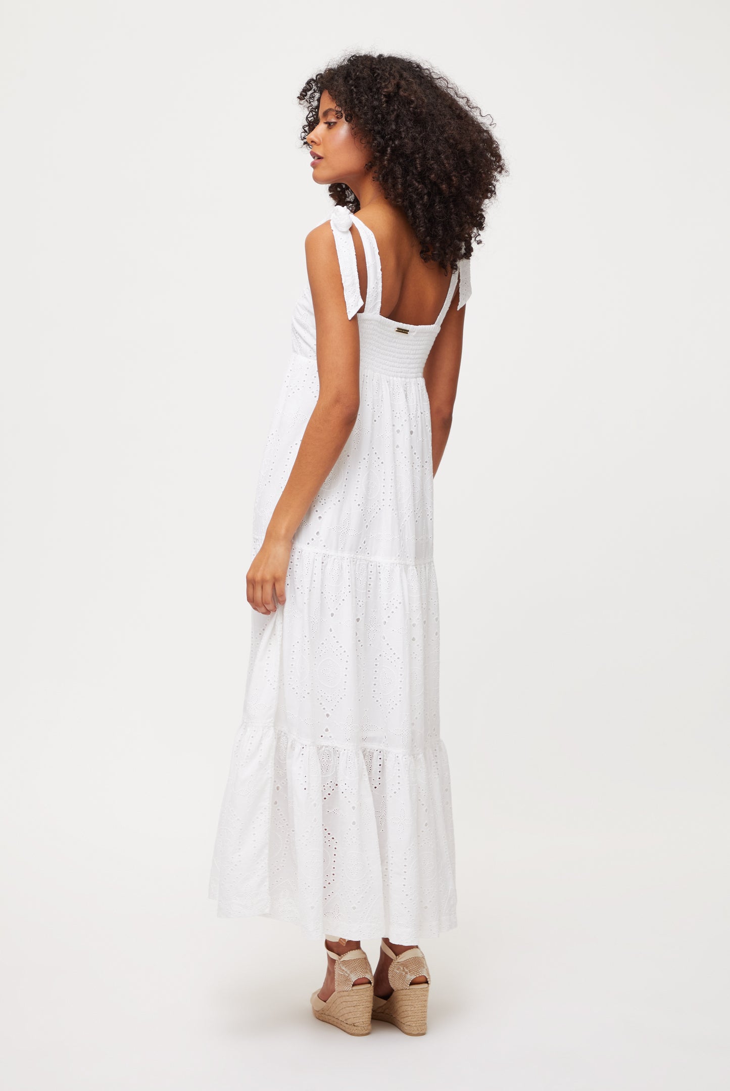 Rhode island Tie-Shoulder Maxi Dress