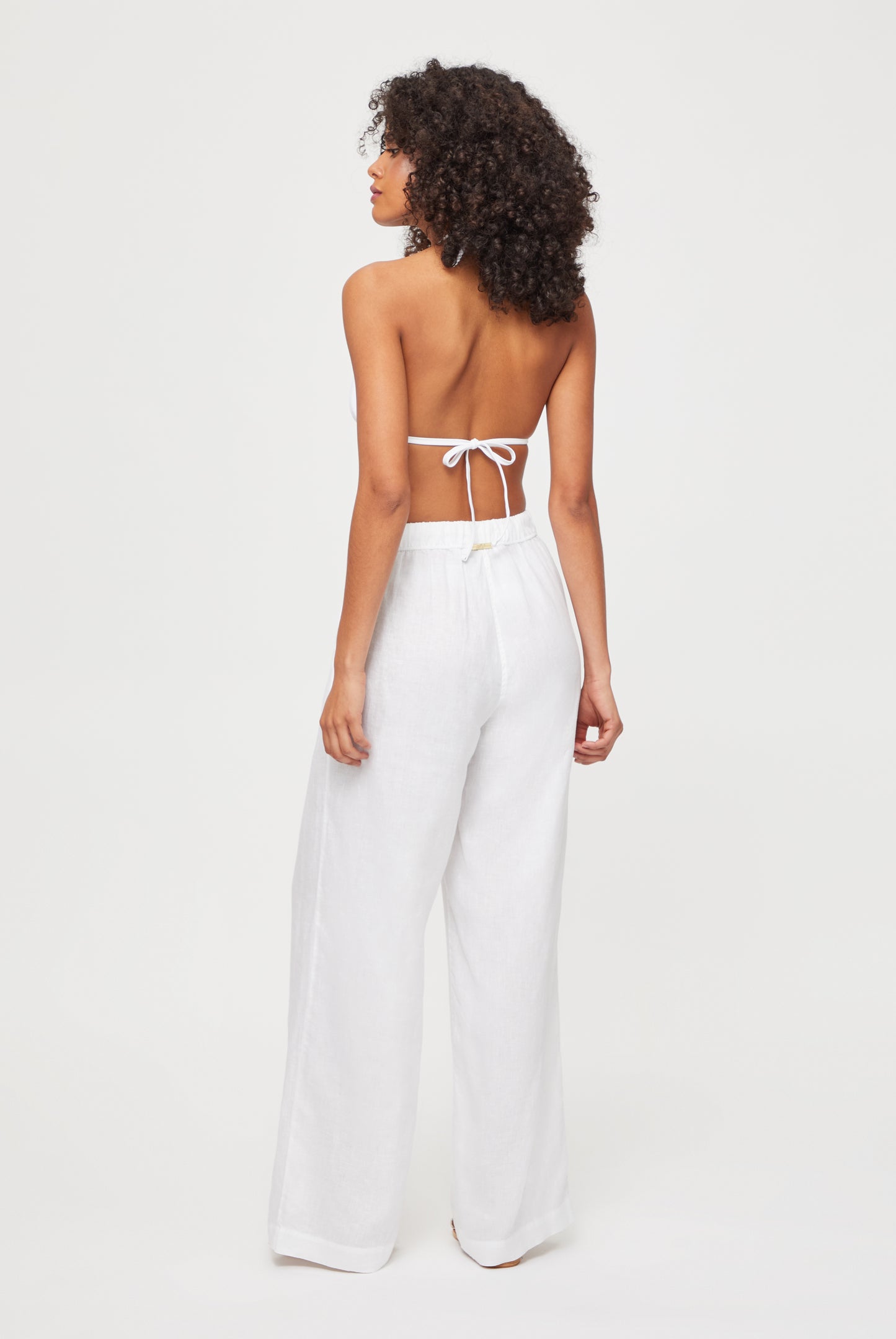 White Bay Linen Trousers