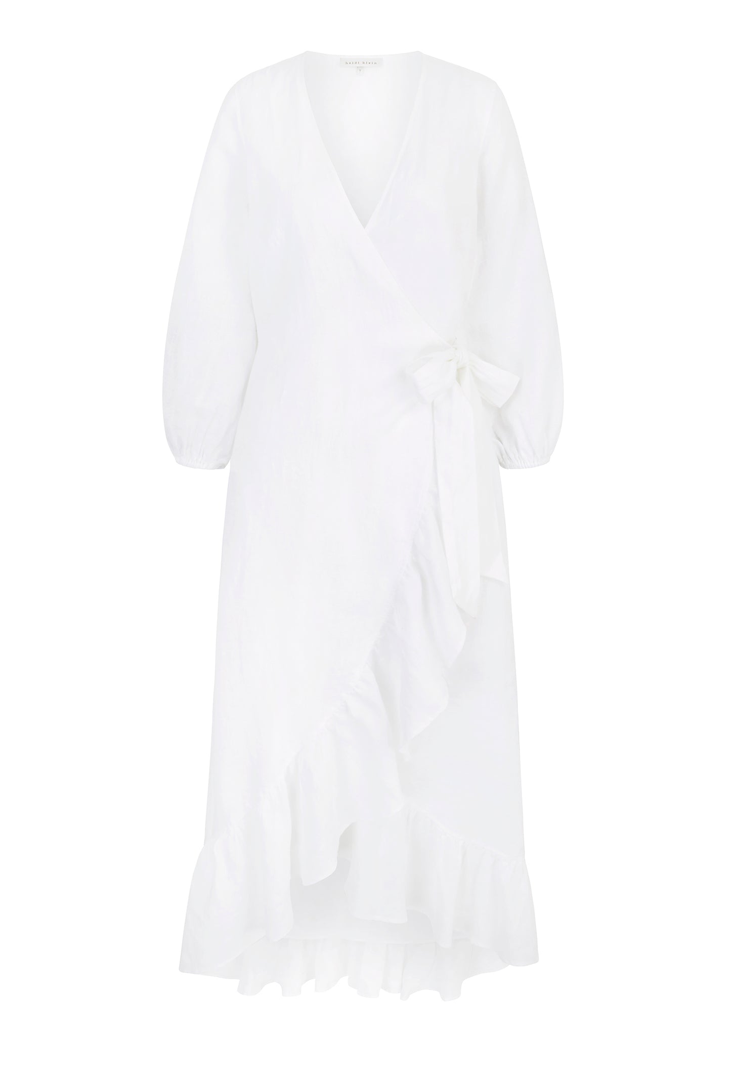 White Bay Wrap Dress