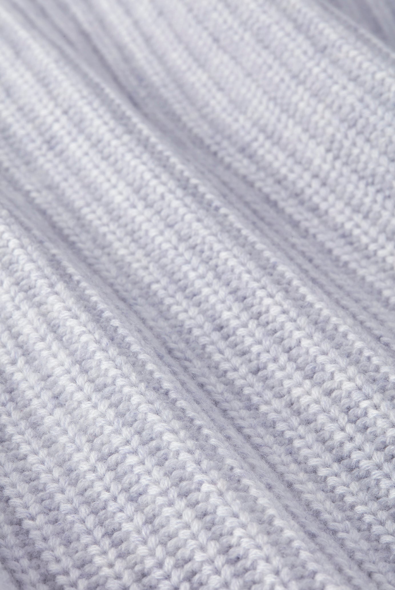 Grey Crew open back jumper made with Merino wool and cashmere