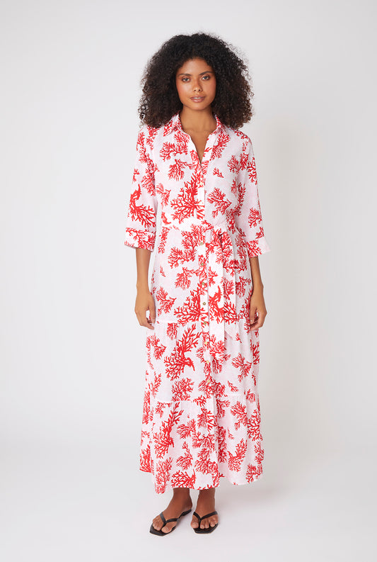 Scala Silk Shirt Dress