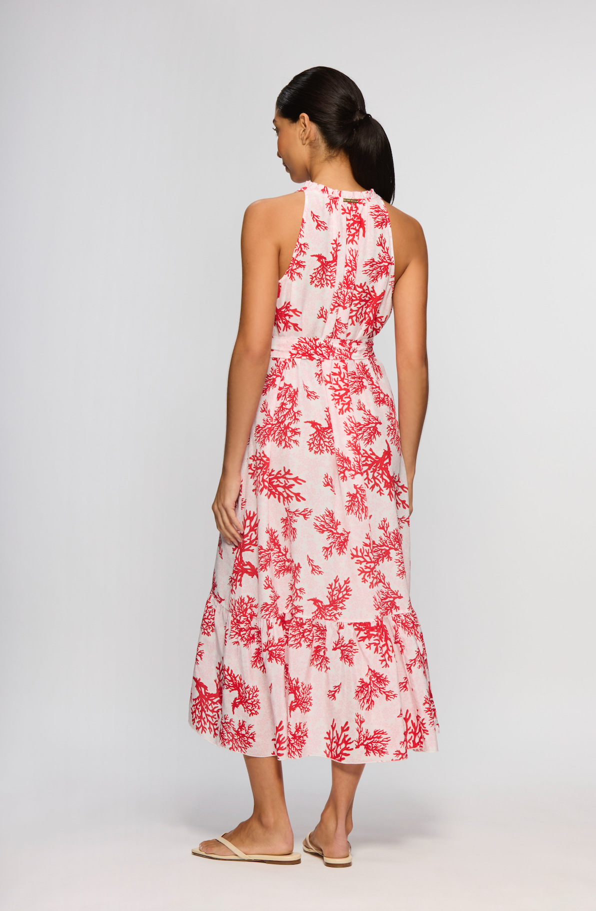 Scala Frill Midi Dress