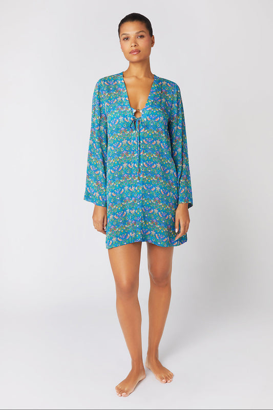 Strawberry Thief Beach Kaftan - Made With Liberty Fabric