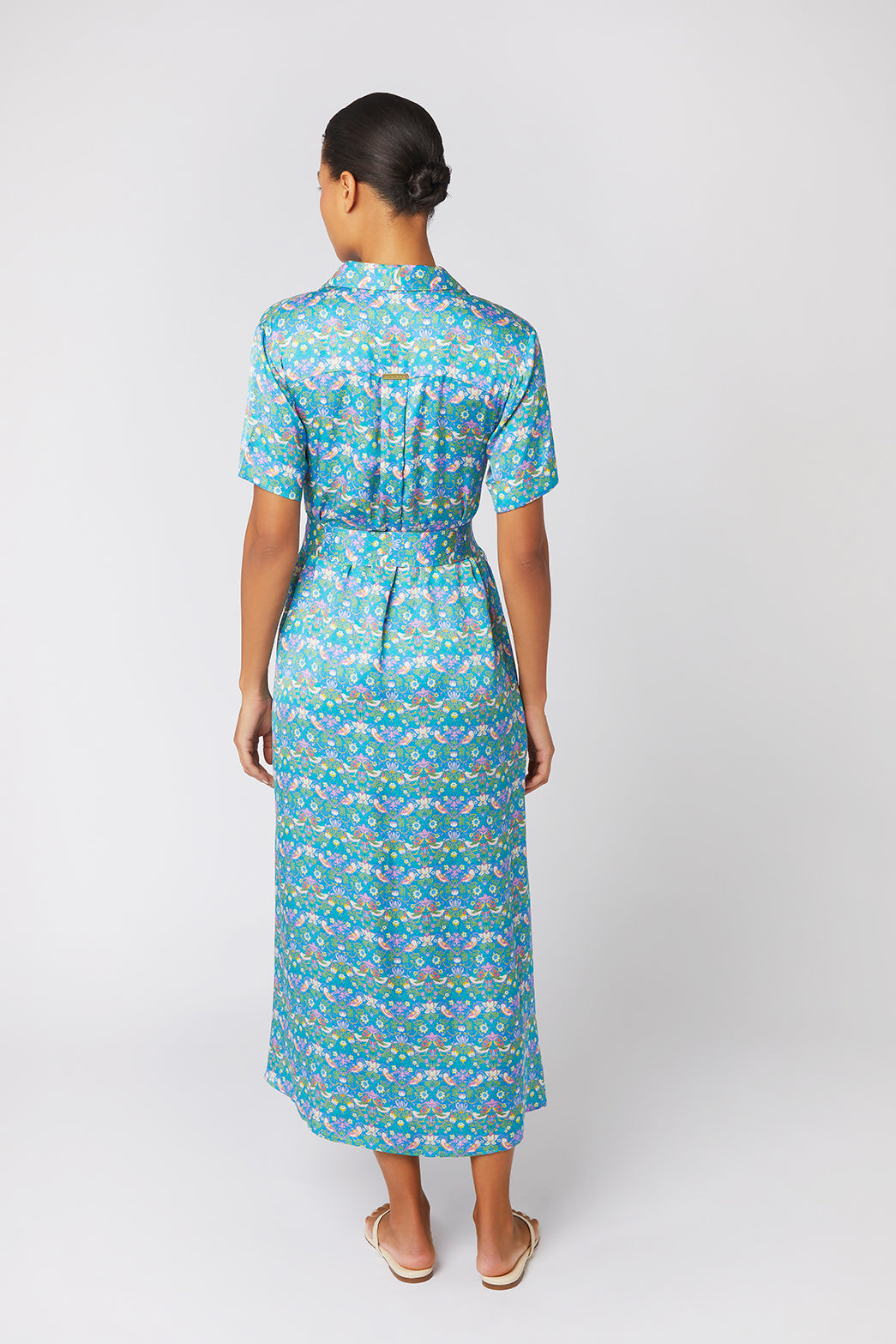 Strawberry Thief Maxi Shirt Dress - Made With Liberty Fabric